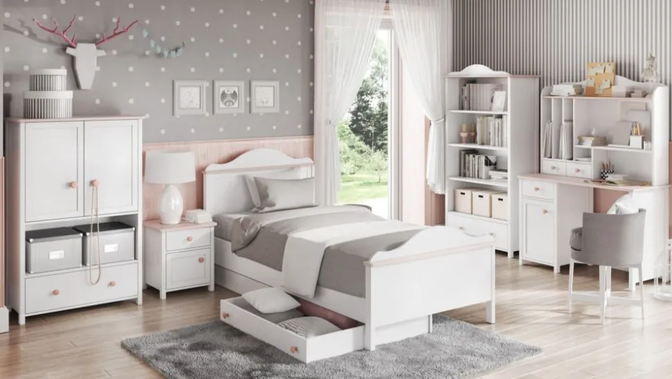Lenart komoda z nadstawką Luna LN-05 + LN-06