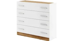Lenart nowoczesna komoda Dentro DT-04 biała