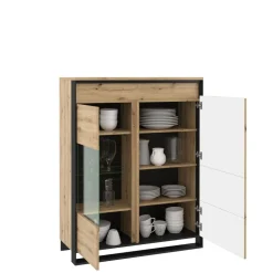 Lenart witryna niska Quant QA-06 w stylu loft