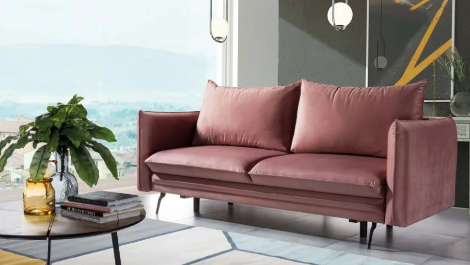 Libro sofa Akita na wysokich nóżkach