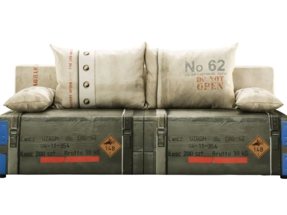 Libro sofa Play Full Military 3FBA, wojskowy styl