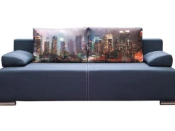 Libro sofa Play Lux Manhattan 3FBA, wzorzyste poduszki