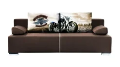 Libro sofa Play New Motocykl 3FBA z grafiką na poduszkach
