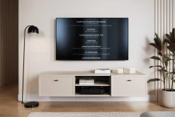 LORINI RTV 150 2SZ - cashmere / T-bar czarny / wisząca