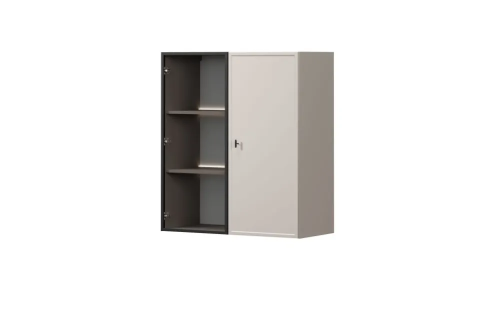 LORINI WITRYNA 100 2D - cashmere / T-bar czarny / wisząca