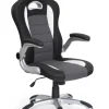LOTUS fotel gabinetowy czarno-popielaty1 sztuka