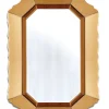 Lustro Mirano 60/90cm w błyszczącej złotej ramie eleganckie dekoracyjne