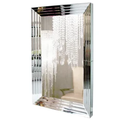 Lustro Nike glamour 90/150cm prostokątne w ramie z fazowanych lustrzanych elementów