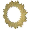 Lustro okrągłe Sunset Gold 80cm w delikatnej ramie
