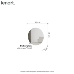 Lustro z oświetleniem do sypialni Lenart TREND SYPIALNIA TS-08
