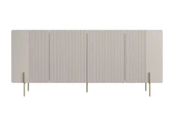 MALMI Komoda 200 4D - cashmere / złote nogi