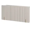 MALMI Komoda 150 3D - cashmere / crema bianca  / złoty / wisząca