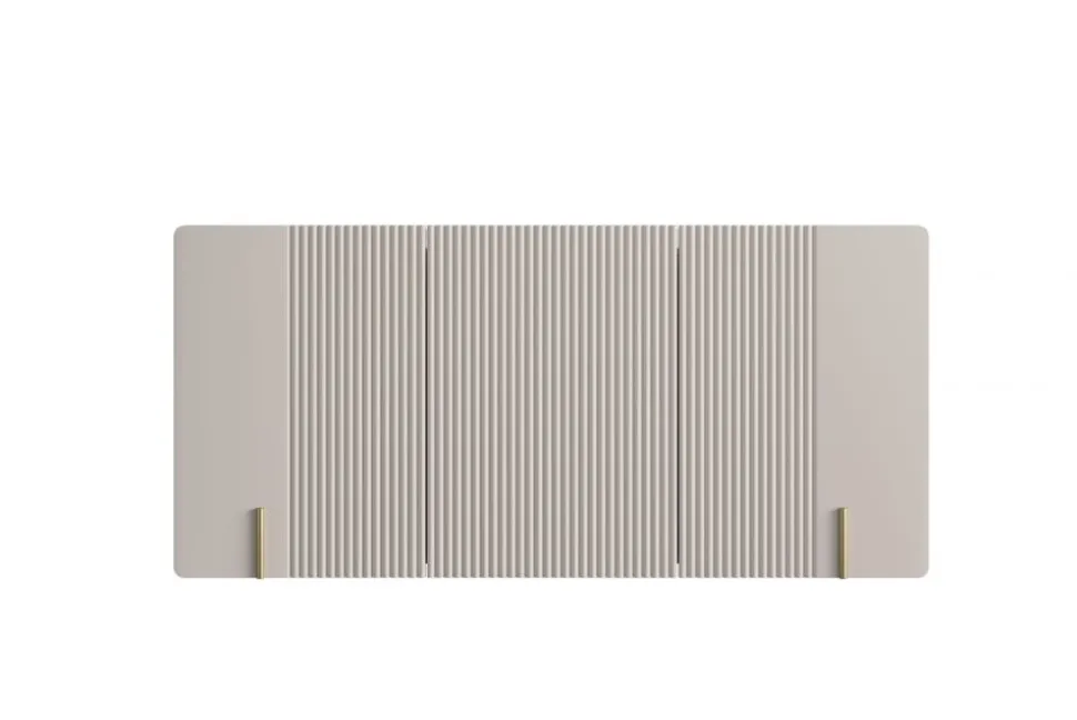 MALMI Komoda 150 3D - cashmere / crema bianca / złoty / wisząca