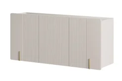 MALMI Komoda 150 3D - cashmere / crema bianca / złoty / wisząca