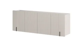 MALMI Komoda 200 4D - cashmere / crema bianca / czarny / wisząca