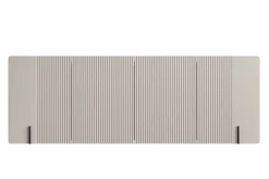 MALMI Komoda 200 4D - cashmere / crema bianca  / czarny / wisząca