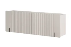 MALMI Komoda 200 4D - cashmere / crema bianca  / czarny / wisząca