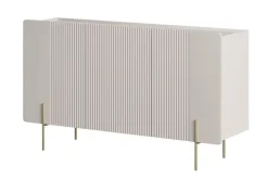 MALMI Komoda 150 3D - cashmere / złote nogi