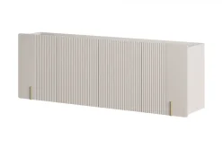 MALMI Komoda 200 4D - cashmere / crema bianca / złoty / wisząca