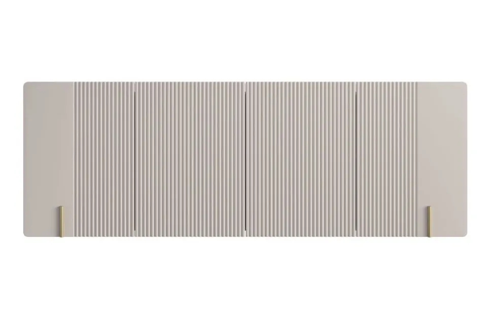 MALMI Komoda 200 4D - cashmere / złoty / wisząca