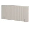 MALMI Komoda 150 3D - cashmere / crema bianca  / czarny / wisząca