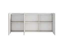 MALMI Komoda 150 3D - cashmere / crema bianca  / czarny / wisząca