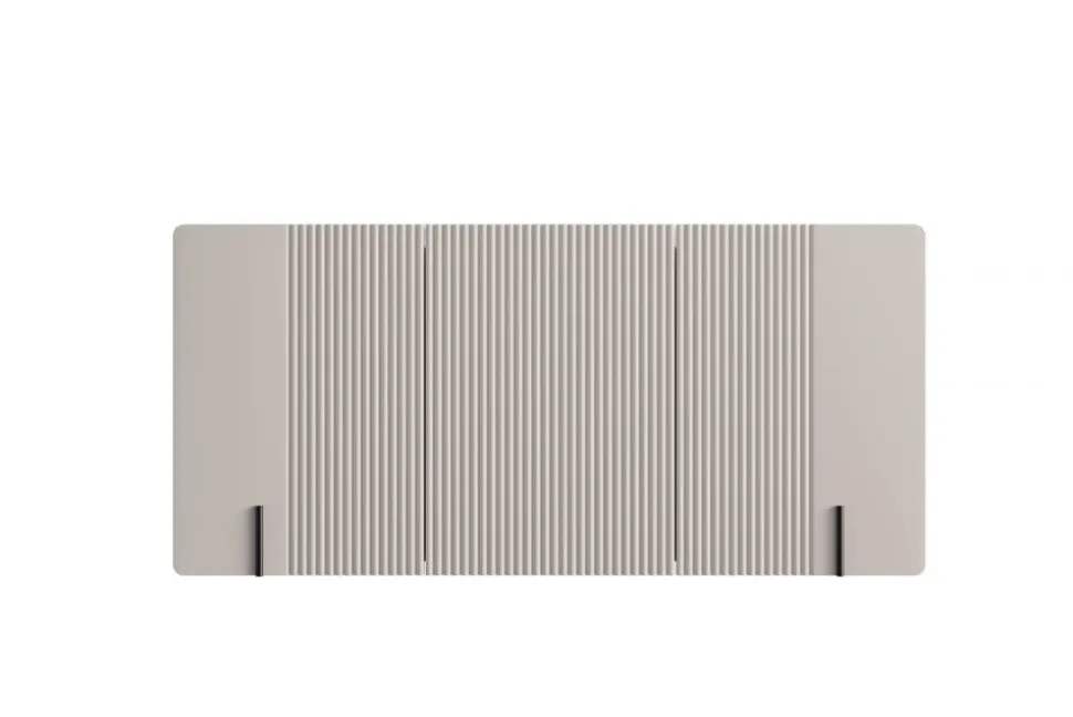 MALMI Komoda 150 3D - cashmere / crema bianca / czarny / wisząca