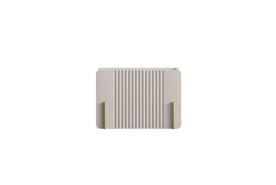 MALMI Szafka nocna 45 1SZ - cashmere / crema bianca / złoty / wisząca