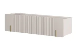 MALMI Szafka RTV 150 2D1SZ - cashmere / złoty / wisząca