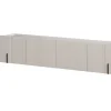 MALMI Szafka RTV 200 2D2SZ - cashmere / crema bianca  / czarny / wisząca