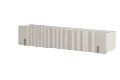 MALMI Szafka RTV 200 2D2SZ - cashmere / crema bianca / czarny / wisząca