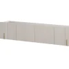 MALMI Szafka RTV 200 2D2SZ - cashmere / crema bianca  / złoty / wisząca