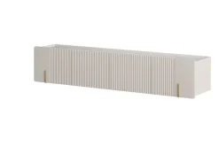 MALMI Szafka RTV 200 2D2SZ - cashmere / crema bianca / złoty / wisząca