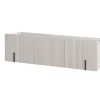MALMI Szafka RTV 150 2D1SZ - cashmere / crema bianca  / czarny / wisząca