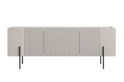 MALMI Szafka RTV 150 2D1SZ - cashmere / czarne nogi