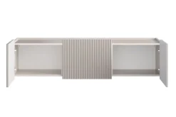 MALMI Szafka RTV 150 2D1SZ - cashmere / czarny / wisząca