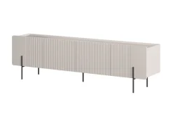 MALMI Szafka RTV 200 2D2SZ - cashmere / czarne nogi