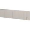 MALMI Szafka RTV 200 2D2SZ - cashmere / złoty / wisząca