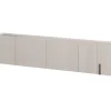 MALMI Szafka RTV 200 2D2SZ - cashmere / czarny / wisząca