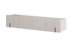 MALMI Szafka RTV 200 2D2SZ - cashmere / czarny / wisząca