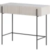 MALMI Toaletka 100 2SZ - cashmere / crema bianca  / czarne nogi