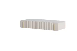 MALMI Toaletka 100 2SZ - cashmere / crema bianca  / złoty / wisząca