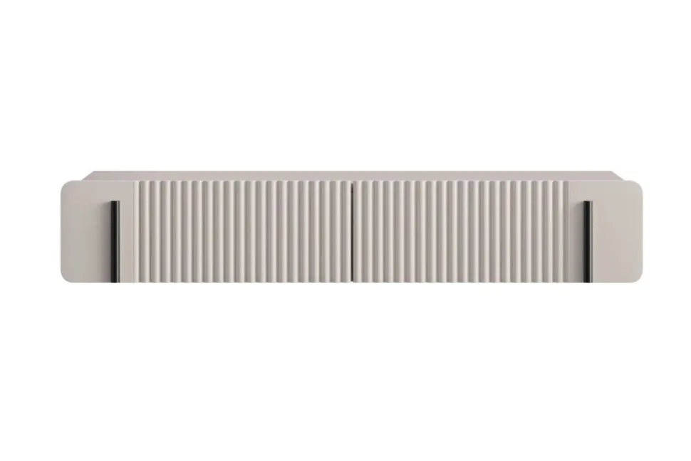MALMI Toaletka 100 2SZ - cashmere / czarny / wisząca