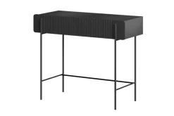 MALMI Toaletka 100 2SZ - czarny / czarne nogi