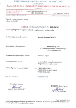 MASON fotel gabinetowy czarny (1p=1szt)1 sztuka