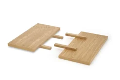 MASSIVE 2 przedłużki 45x90 cm komplet dąb naturalny (1p=1kpl)1 sztuka