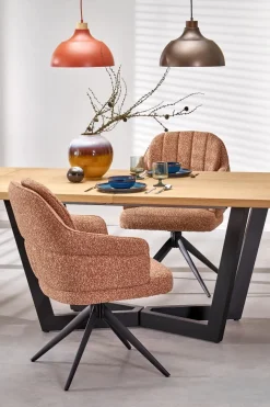 MASSIVE 2 stół rozkładany 160-250x90x77 cm dąb naturalny/czarny (2p=1szt)1 sztuka