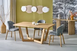 MASSIVE 3 stół rozkładany 160-250x90x77 cm dąb naturalny/dąb naturalny (2p=1szt)1 sztuka