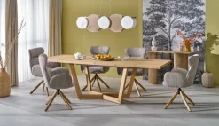 MASSIVE 3 stół rozkładany 160-250x90x77 cm dąb naturalny/dąb naturalny (2p=1szt)1 sztuka