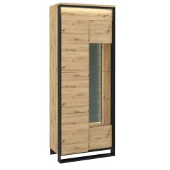 Meble loftowe do salonu dąb artisan Lenart Quant